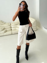 Jakai Longline Tailored Short Cream