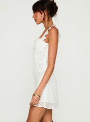 Lanai Mini Dress White Floral