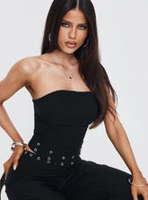 Passionette Strapless Top Black Petite