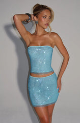 Serena Top - Aqua