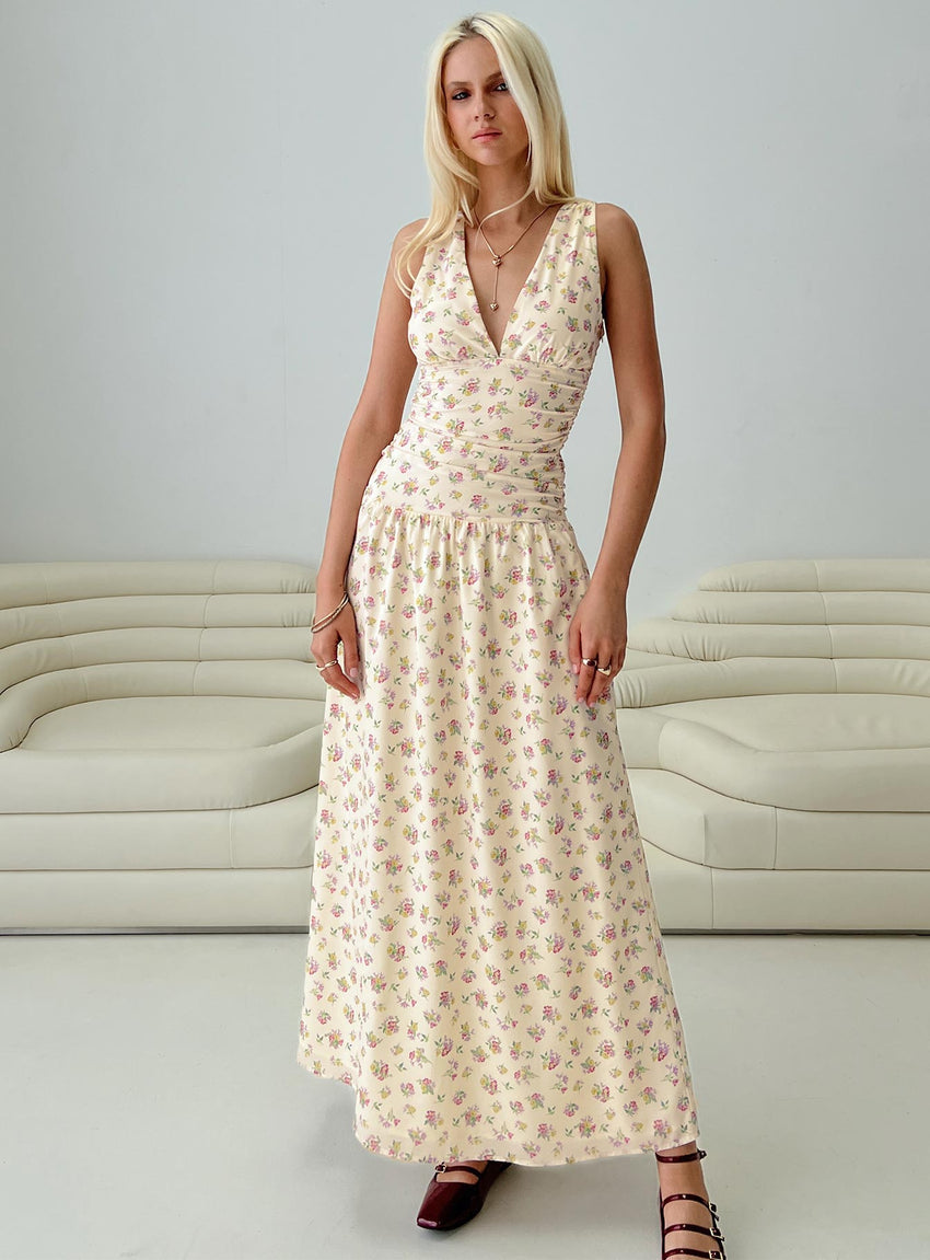 Esthie Maxi Dress Multi Floral