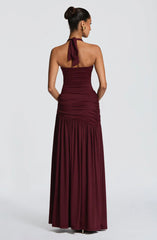 Odele Bodysuit - Cherry Lacquer