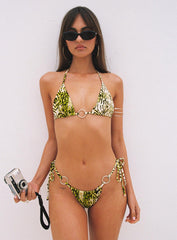 Sunbrella Tie Side Bikini Bottoms Snake
