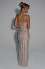 Mirabella Maxi Dress - Nude