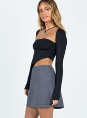 Selby Mini Skirt Grey