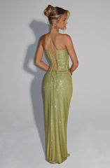 Hali Maxi Skirt - Olive