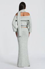 Andie Top - Light Grey Marl