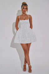 Angelique Mini Dress - Ivory
