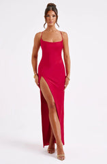 Misha Maxi Dress - Red