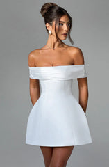 Delta Mini Dress - Ivory