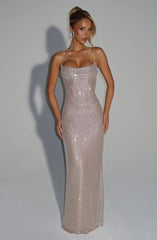Mirabella Maxi Dress - Nude
